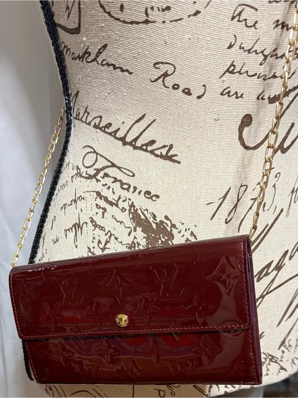 Louis Vuitton Vernis Long Wallet - Bordeaux Gloss